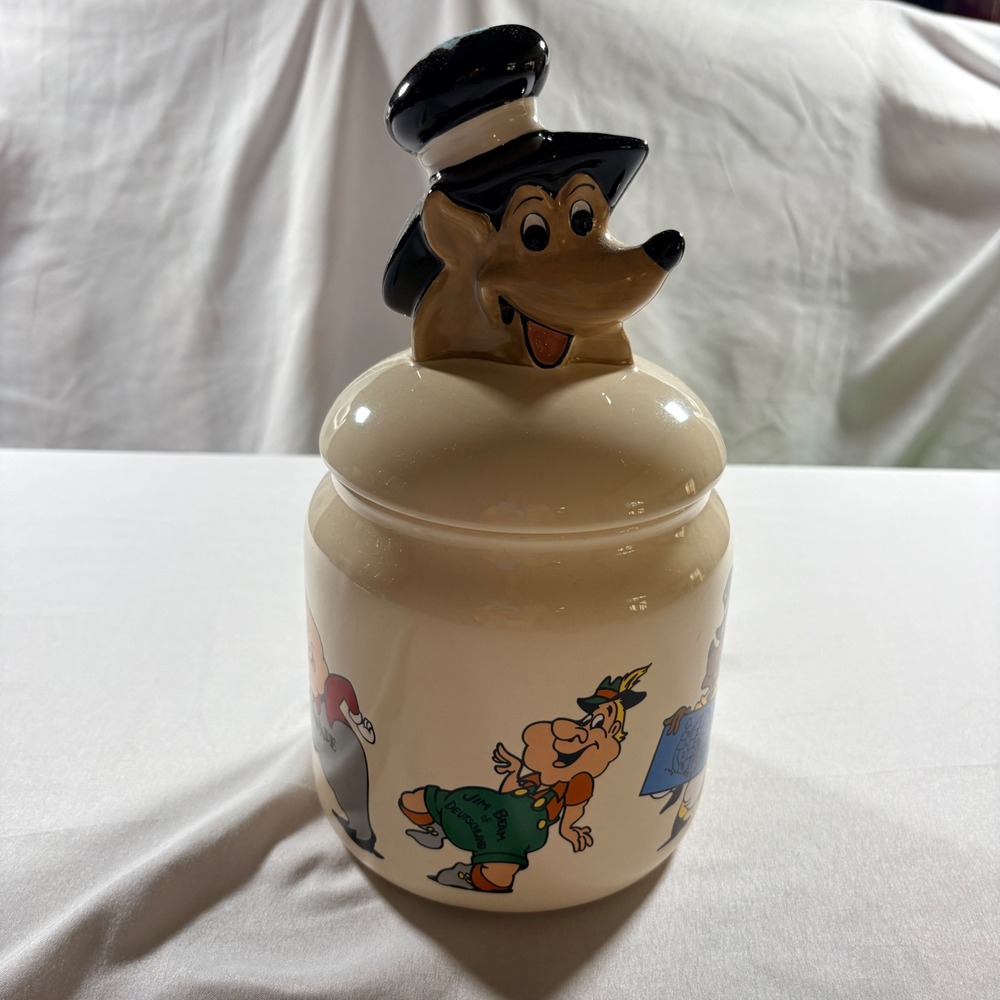 Wade Porcelain Jim Beam Animated Characters Cookie Jar Vintage 1996 Kangaroo Lid